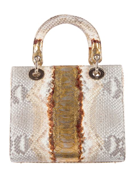 dior python bag